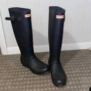 Hunter Rainboots with boot socks